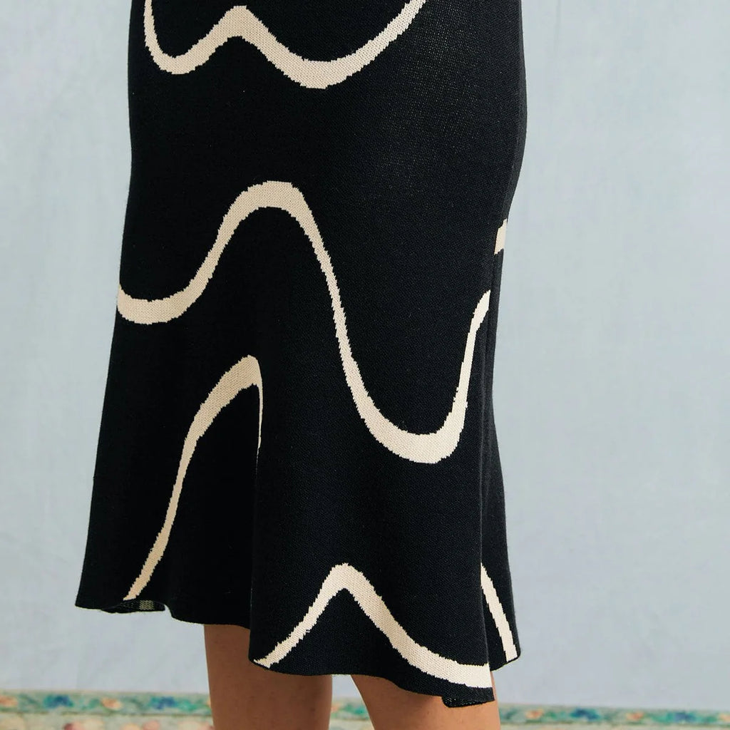 ELENA | Vestido de punto con corte de sirena.