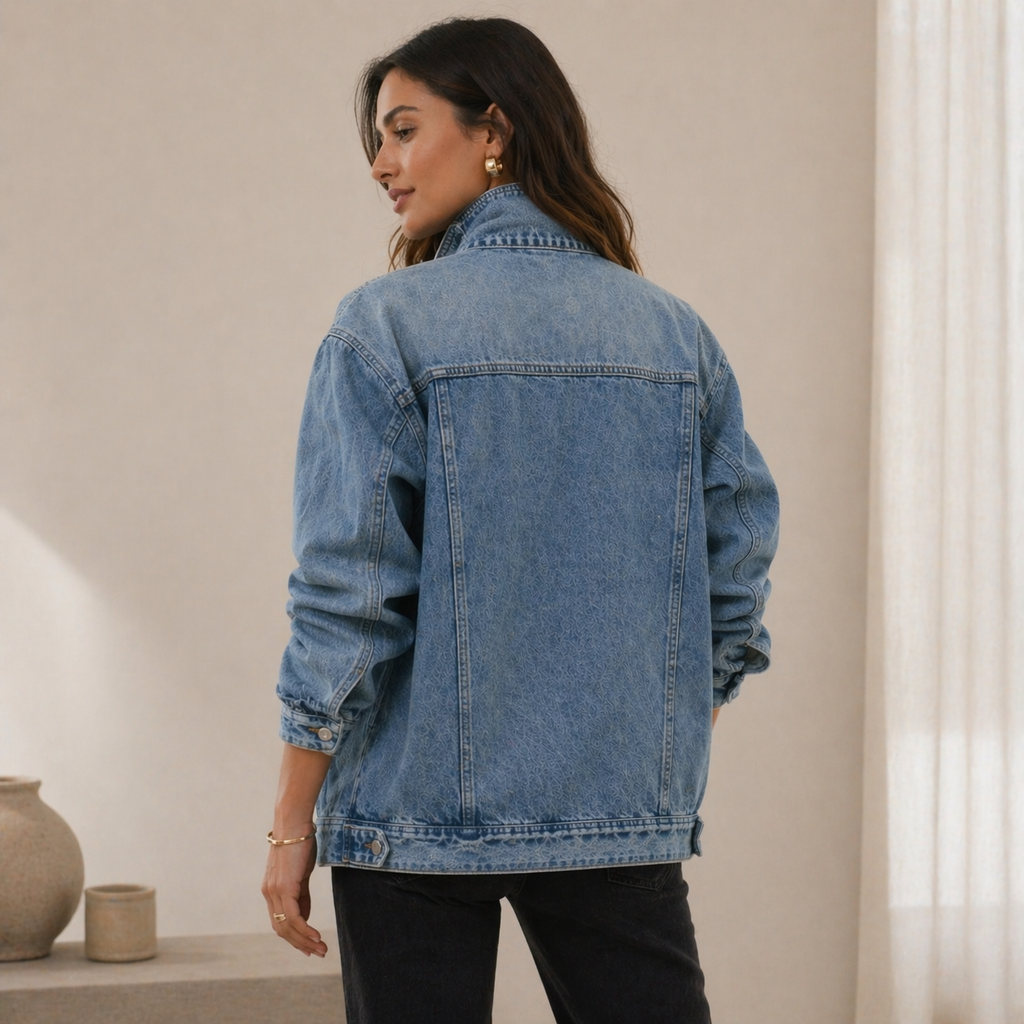 LUNA | Chaqueta asimétrica urbana con botones